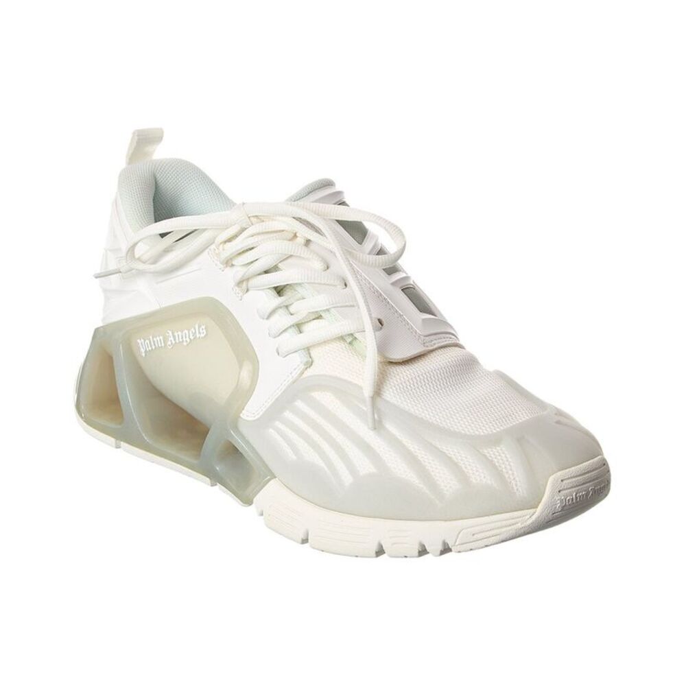 Palm Angels Racing Palm Web Sneaker, White